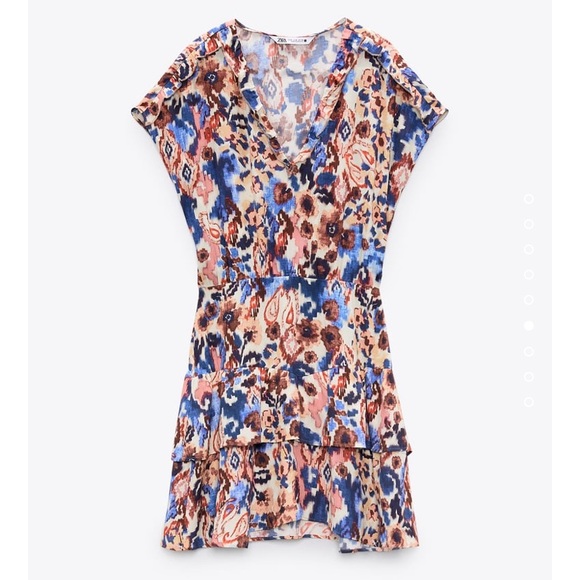 Fun & Flirty NWT ZARA Dress Size Medium M - Picture 2 of 16